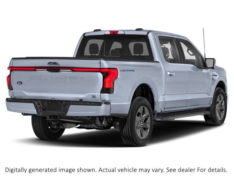 2022 Ford F-150 Lightning Lariat 4WD Supercrew 5.5' Box Iced Blue Silver Metallic  Shot 6