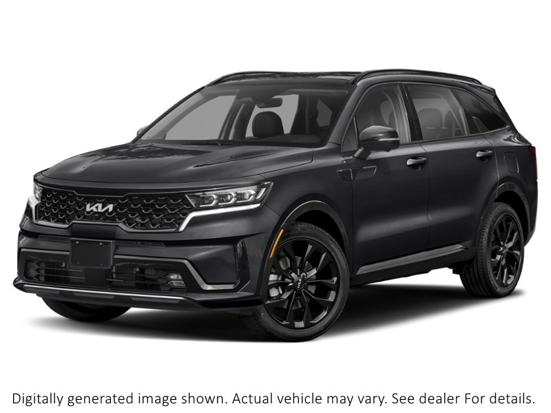 2022 Kia Sorento Sx AWD W/Black Leather Ebony Black  Shot 4