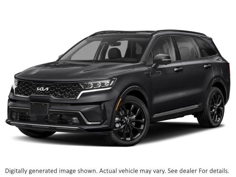 2022 Kia Sorento Sx AWD W/Black Leather Ebony Black  Shot 1