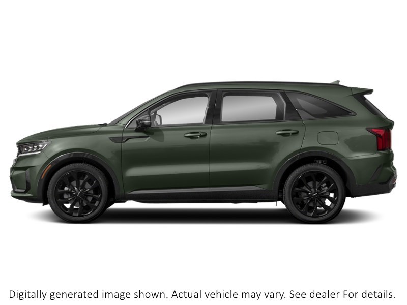 2022 Kia Sorento Sx AWD W/Black Leather Aruba Stone Green  Shot 3