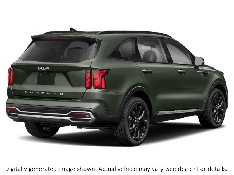 2022 Kia Sorento Sx AWD W/Black Leather Aruba Stone Green  Shot 2