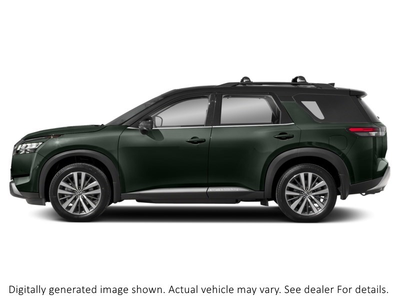 2022 Nissan Pathfinder Platinum 4WD Obsidian-Green Pearl/Super Black  Shot 11