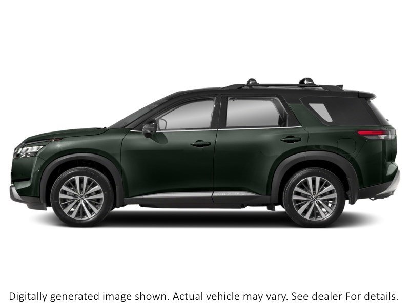 2022 Nissan Pathfinder Platinum 4WD Obsidian-Green Pearl/Super Black  Shot 9