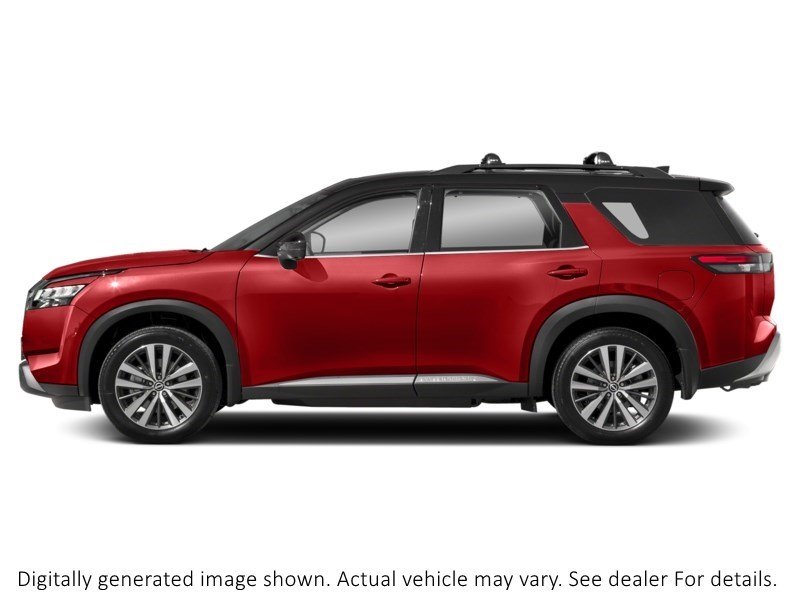 2022 Nissan Pathfinder Platinum 4WD Scarlet Ember Tintcoat/Super Black  Shot 17