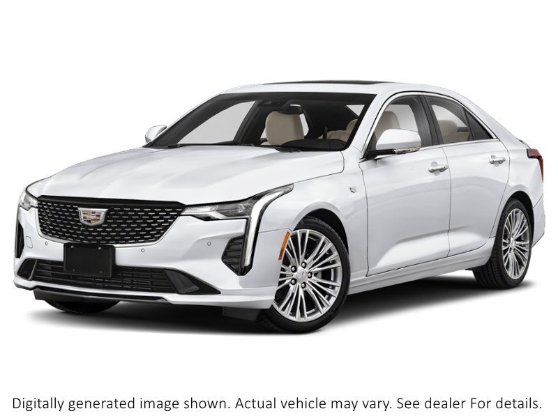 2023 Cadillac Ct4 4Dr Sdn Premium Luxury Crystal White Tricoat  Shot 4
