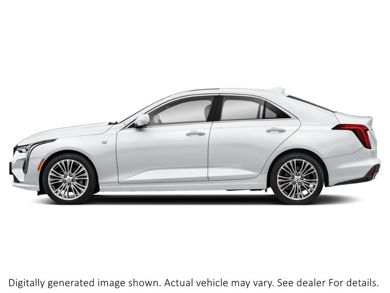 2023 Cadillac Ct4 4Dr Sdn Luxury Summit White  Shot 3