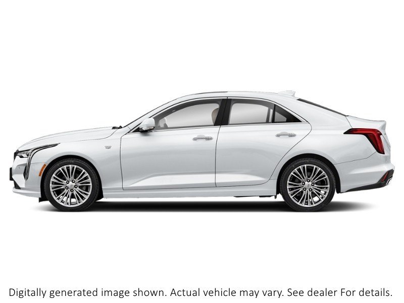 2023 Cadillac Ct4 4Dr Sdn Luxury Summit White  Shot 3