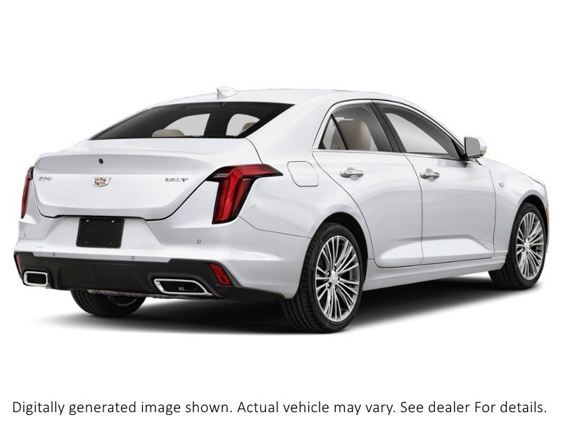 2023 Cadillac Ct4 4Dr Sdn Premium Luxury Crystal White Tricoat  Shot 2