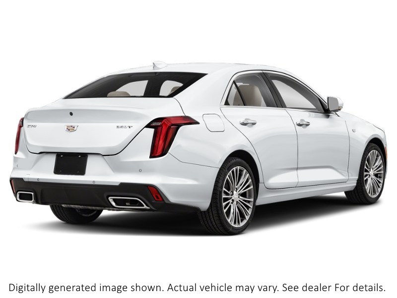 2023 Cadillac Ct4 4Dr Sdn Luxury Summit White  Shot 2