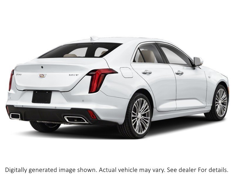 2023 Cadillac Ct4 4Dr Sdn Luxury Summit White  Shot 2