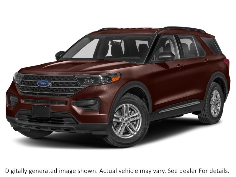 2023 Ford Explorer XLT 4WD Jewel Red Metallic Tinted Clearcoat  Shot 19