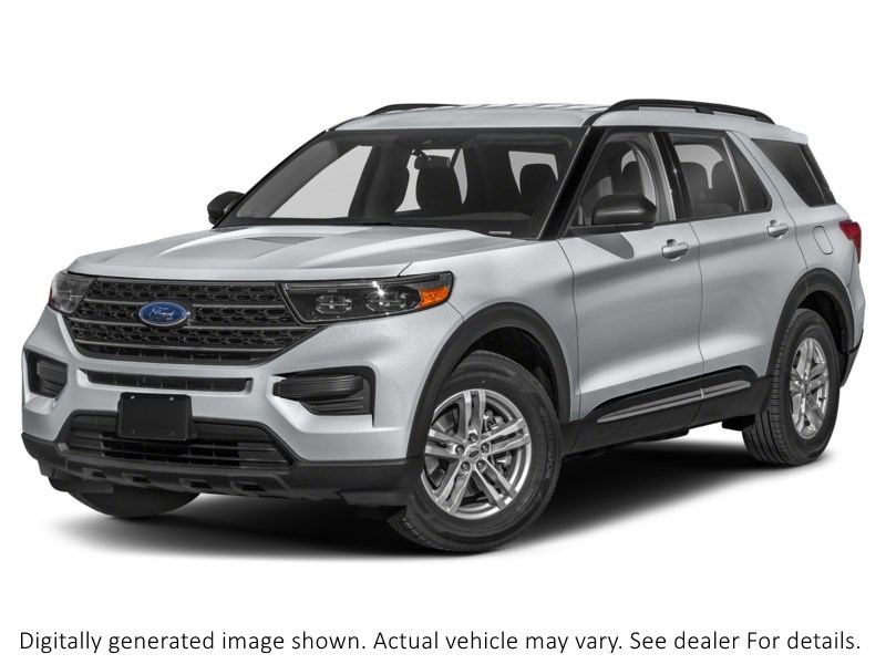 2023 Ford Explorer XLT 4WD Iconic Silver Metallic  Shot 34