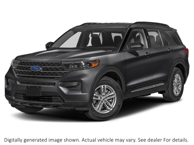 2023 Ford Explorer XLT 4WD Agate Black Metallic  Shot 47