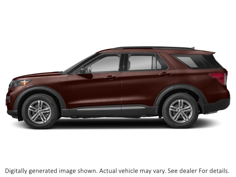 2023 Ford Explorer XLT 4WD Jewel Red Metallic Tinted Clearcoat  Shot 21