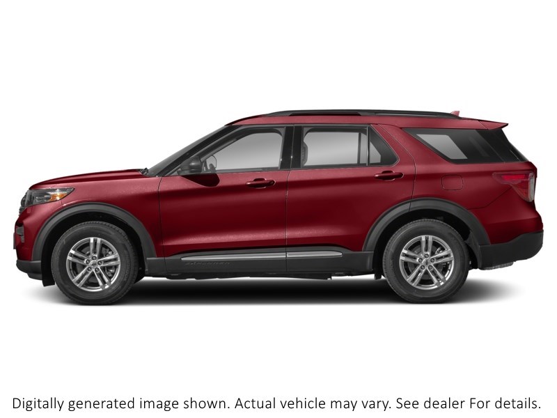 2023 Ford Explorer XLT 4WD Rapid Red Metallic Tinted Clearcoat  Shot 27