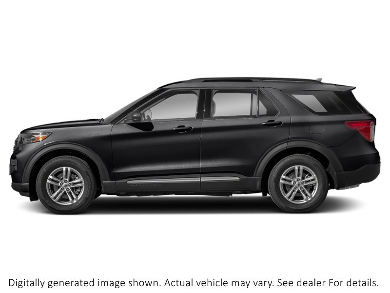 2023 Ford Explorer XLT 4WD Agate Black Metallic  Shot 5