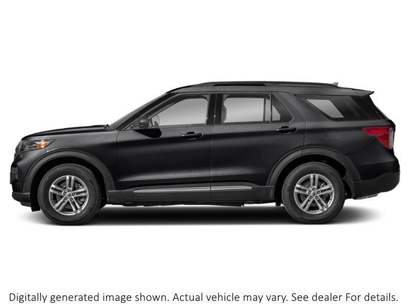 2023 Ford Explorer XLT 4WD Agate Black Metallic  Shot 5