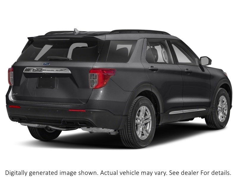 2023 Ford Explorer XLT 4WD Agate Black Metallic  Shot 45