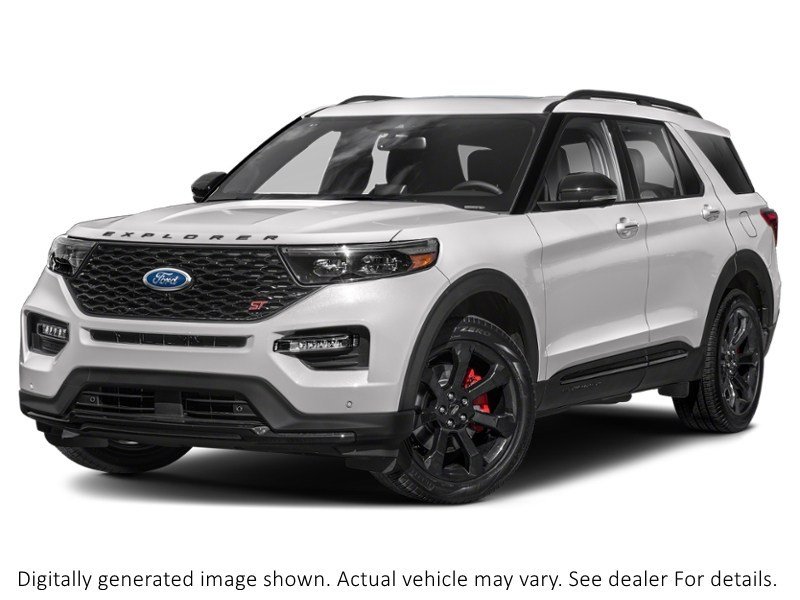 2023 Ford Explorer ST | 4WD | 3.0L | Roof | Tech Pkg | 360 | 21S Star White Metallic Tri-Coat  Shot 4
