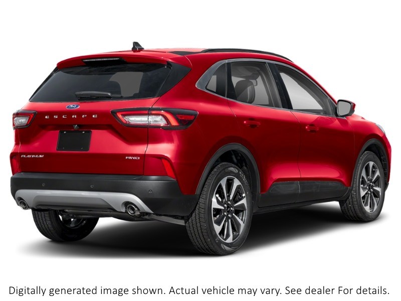 2023 Ford Escape Platinum AWD Rapid Red Metallic Tinted Clearcoat  Shot 2