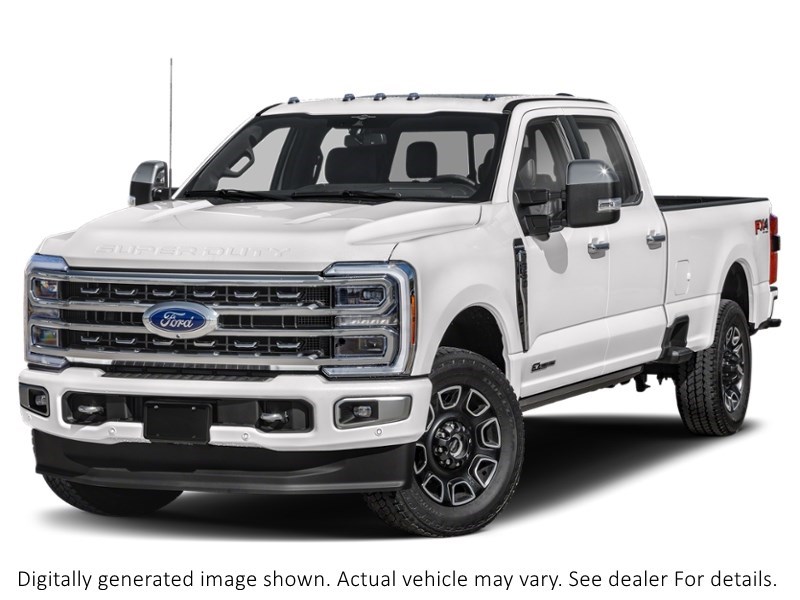 2024 Ford Super Duty F-350 Drw Platinum 4WD Crew Cab 8' Box Star White Metallic Tri-Coat  Shot 1