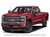 2024 Ford Super Duty F-350 Drw Platinum 4WD Crew Cab 8' Box Rapid Red Metallic Tinted Clearcoat  Shot 7