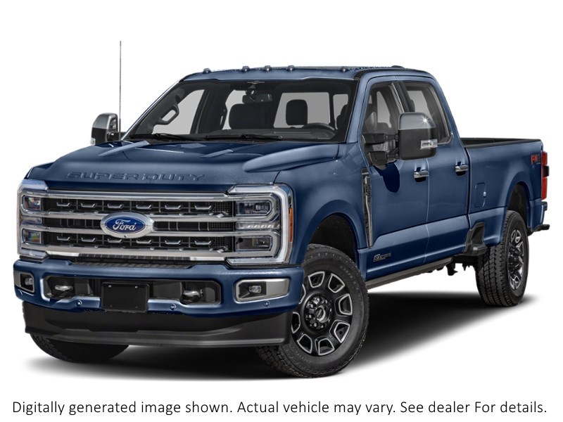 2024 Ford Super Duty F-350 Drw Platinum 4WD Crew Cab 8' Box Antimatter Blue Metallic  Shot 16