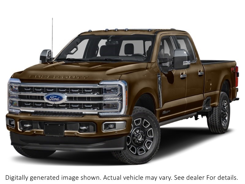 2024 Ford Super Duty F-350 Drw Platinum 4WD Crew Cab 8' Box Darkened Bronze Metallic  Shot 28