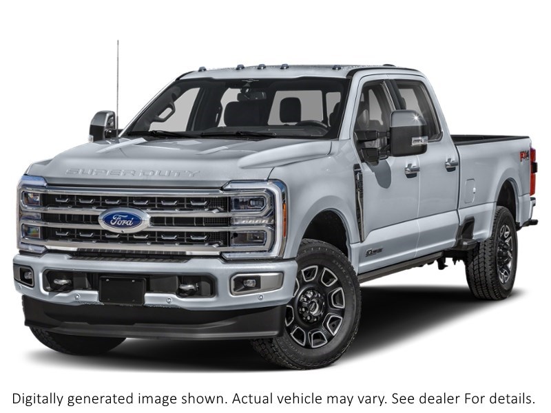 2024 Ford Super Duty F-350 Drw Platinum 4WD Crew Cab 8' Box Glacier Grey Metallic Tri-Coat  Shot 32