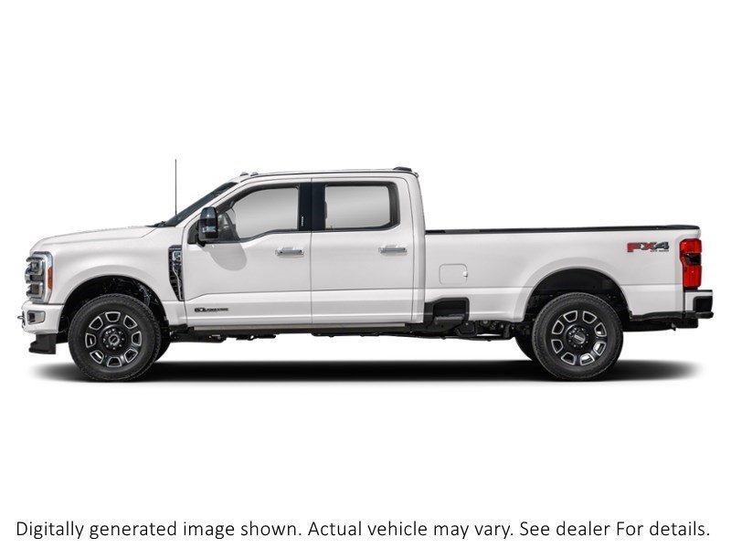 2024 Ford Super Duty F-350 Drw Platinum 4WD Crew Cab 8' Box Star White Metallic Tri-Coat  Shot 5