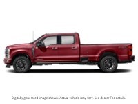 2024 Ford Super Duty F-350 Drw Platinum 4WD Crew Cab 8' Box Rapid Red Metallic Tinted Clearcoat  Shot 9