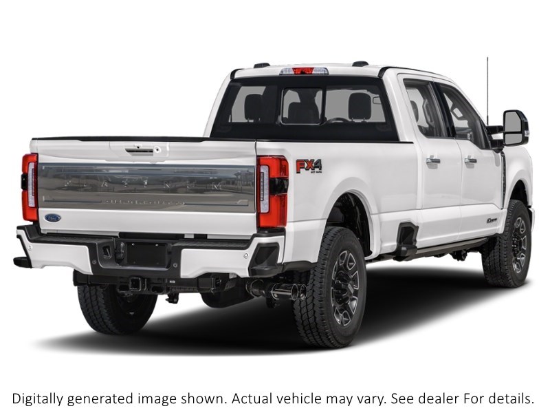 2024 Ford Super Duty F-350 Drw Platinum 4WD Crew Cab 8' Box Star White Metallic Tri-Coat  Shot 2