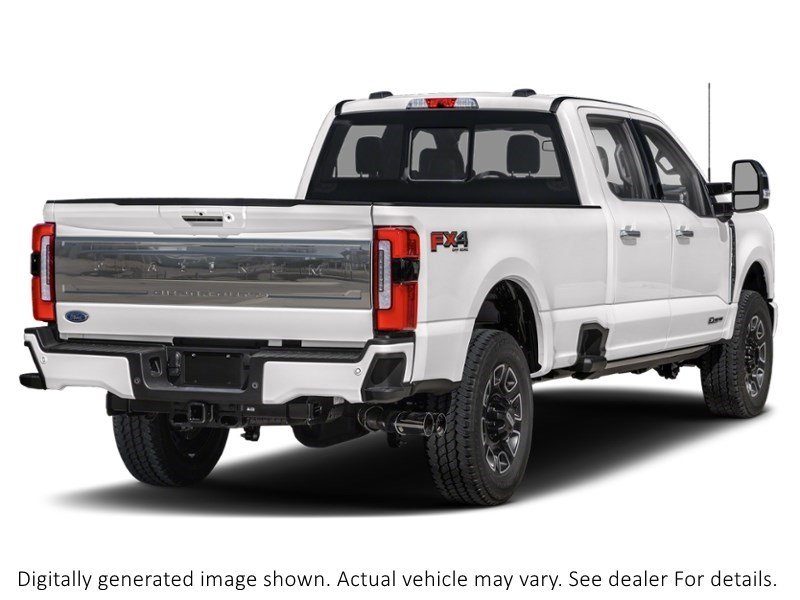 2024 Ford Super Duty F-350 Drw Platinum 4WD Crew Cab 8' Box Star White Metallic Tri-Coat  Shot 2