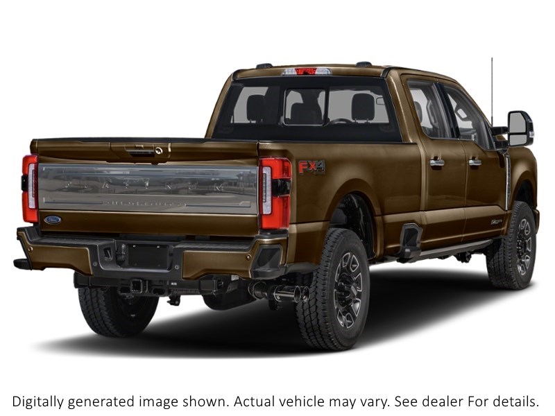 2024 Ford Super Duty F-350 Drw Platinum 4WD Crew Cab 8' Box Darkened Bronze Metallic  Shot 30