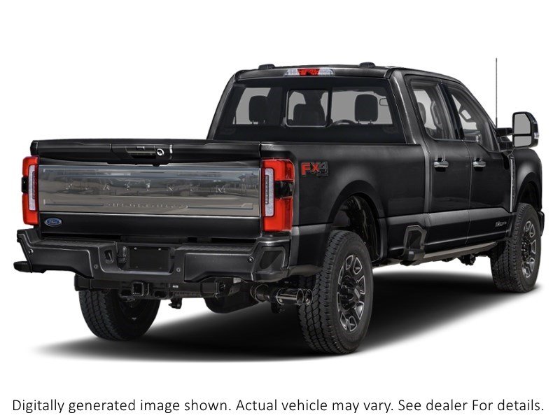 2024 Ford Super Duty F-350 Drw Platinum 4WD Crew Cab 8' Box Agate Black Metallic  Shot 38