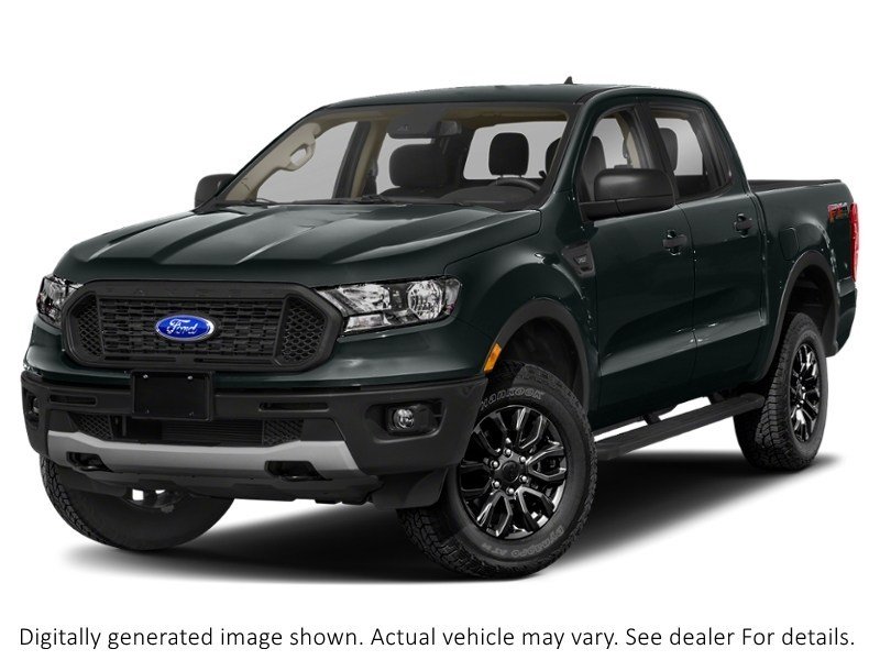 2022 Ford Ranger XLT 4WD Supercrew 5' Box Shadow Black  Shot 4