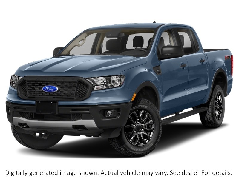 2023 Ford Ranger XLT 4WD Supercrew 5' Box Azure Grey Metallic Tri-Coat  Shot 7