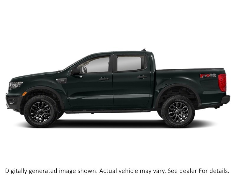 2022 Ford Ranger XLT 4WD Supercrew 5' Box Shadow Black  Shot 3
