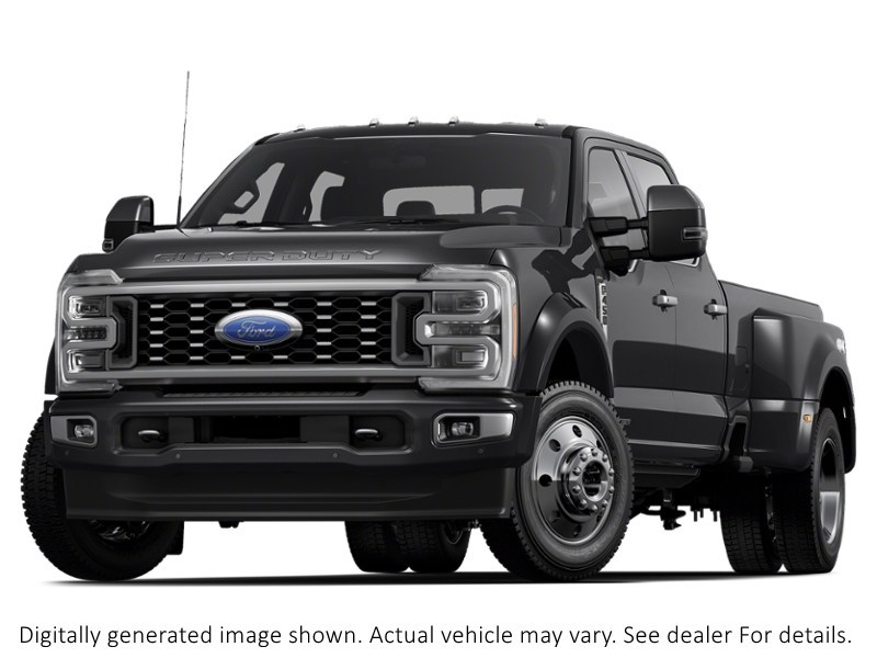 2024 Ford Super Duty F-450 Drw Platinum 4WD Crew Cab 8' Box Agate Black Metallic  Shot 2