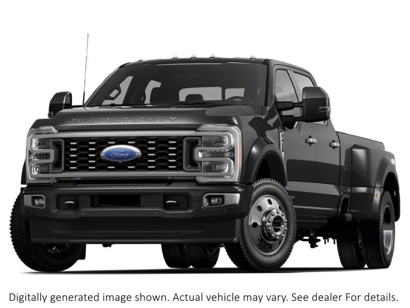 2024 Ford Super Duty F-450 Drw Platinum 4WD Crew Cab 8' Box Agate Black Metallic  Shot 1