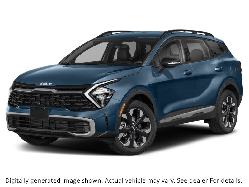 2023 Kia Sportage X-Line Limited AWD W/Black Interior Vesta Blue  Shot 7