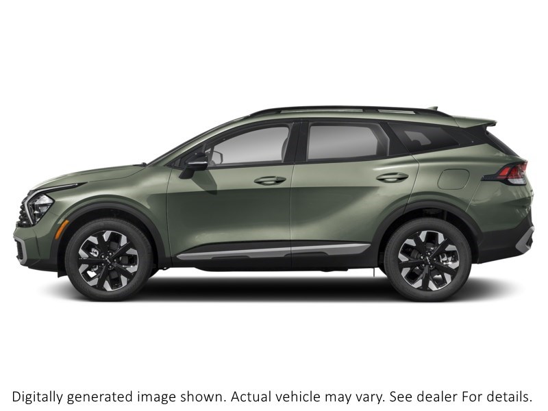 2023 Kia Sportage X-Line Limited AWD W/Black Interior Jungle Green  Shot 3