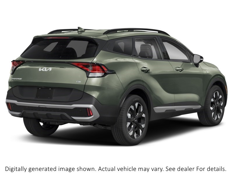 2023 Kia Sportage X-Line Limited AWD W/Black Interior Jungle Green  Shot 6