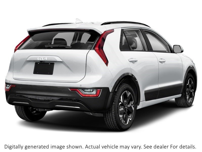 2026 Kia Niro Ev Wave FWD Snow White Pearl/Grey Snow White Pearl w/Grey C-Pillar  Shot 2