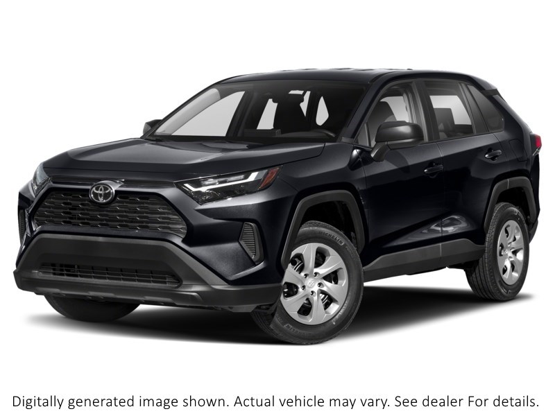 2023 Toyota Rav4 LE AWD Midnight Black Metallic  Shot 4