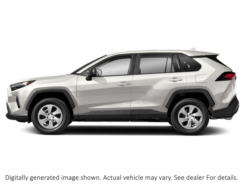 2023 Toyota Rav4 LE AWD White  Shot 3