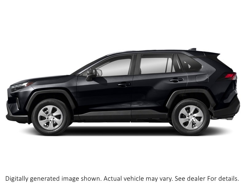 2023 Toyota Rav4 LE AWD Midnight Black Metallic  Shot 3