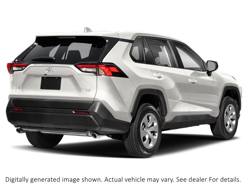 2023 Toyota Rav4 LE AWD White  Shot 6