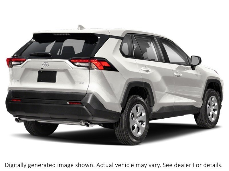 2023 Toyota Rav4 LE AWD White  Shot 2