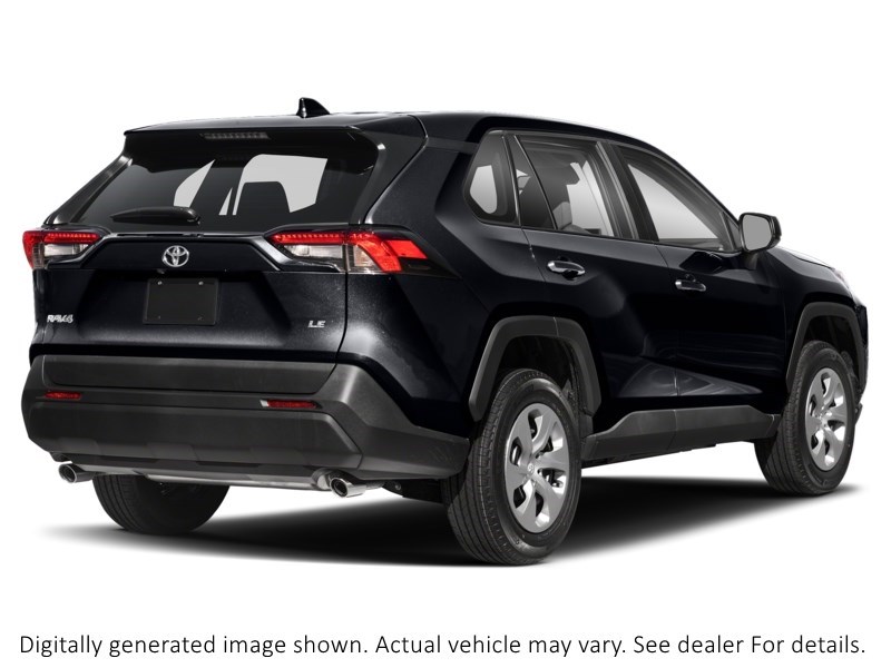 2023 Toyota Rav4 LE AWD Midnight Black Metallic  Shot 2